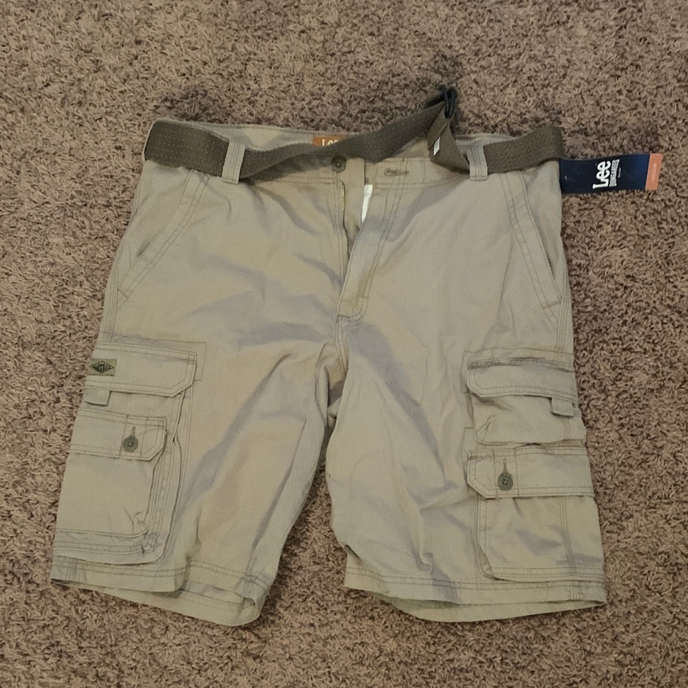 Lee Men's Khaki Cargo Shorts